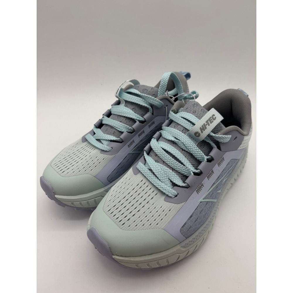 Hi-Tec Women's Running Shoes Size 6 Gray Blue Athletic Sneakers Lightweight‎